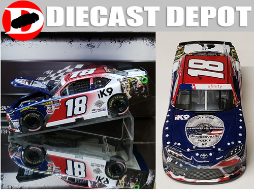 NASCAR 2019 Toyota Supra 1:24 ダイキャストカー JEFFREY EARNHARDT 2019 i-K9 #18 TOYOTA SUPRA 1/24 ACTION COLLECTOR