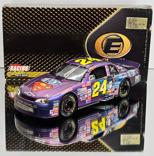 JEFF GORDON 1999 SUPERMAN #24 CHEVY 1/24 RCCA ELITE DIECAST