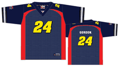 JEFF GORDON 2004 FOOTBALL JERSEY BY CHASE AUTHENTIC