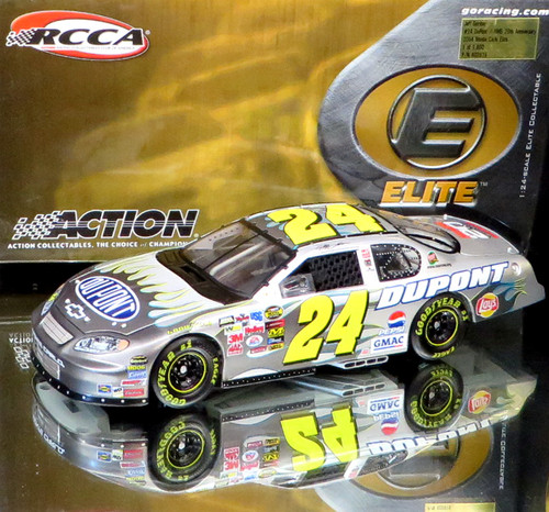 JEFF GORDON 2004 RACING STRIPES ZEBRA CAR 1/24 RCCA ELITE