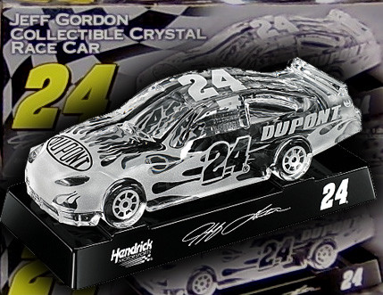 JEFF GORDON DUPONT FLAMES CRYSTAL CAR 1/24 GODINGER