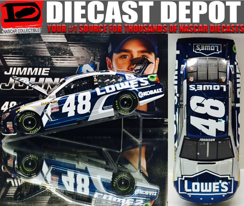 JIMMIE JOHNSON 2012 LOWES SILVER CORTEZ COLOR CHROME 1/24 ACTION
