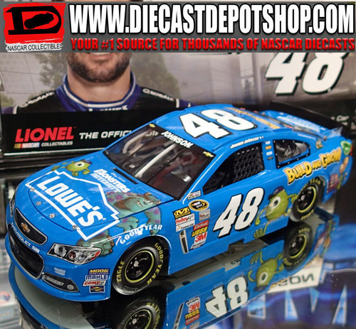 JIMMIE JOHNSON 2013 MONSTERS UNIVERSITY 1/24 ACTION DIECAST