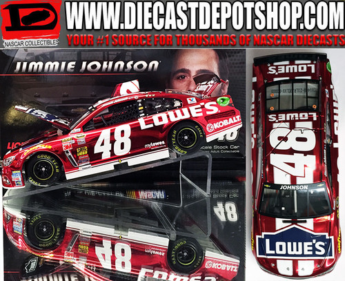 JIMMIE JOHNSON 1/24 DS 2007 LOWES CHAMPION COLOR CHROME