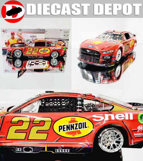 JOEY LOGANO 2023 PENSKE 100 WINS #22 MUSTANG 1/24 ELITE SERIES