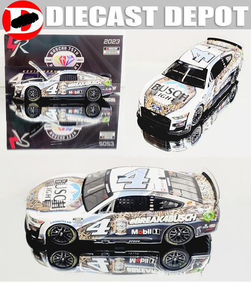 KEVIN HARVICK 2023 BUSCH LIGHT PEACH #4 MUSTANG 1/24 ELITE SERIES