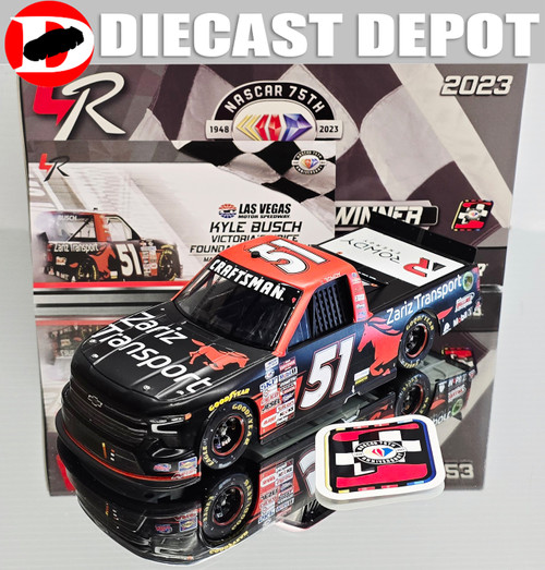 KYLE BUSCH 2019 LAS VEGAS WIN iK9 #18 SUPRA 1/24 ACTION COLLECTOR