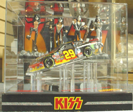 KEVIN HARVICK AND GENE SIMMONS AUTOGRAPHED 2004 KISS 1/24 SCALE