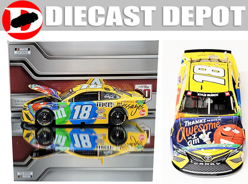 KYLE BUSCH 2021 M&M'S #18 TOYOTA 1/24 ACTION COLLECTOR SERIES