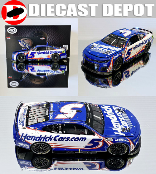 KYLE LARSON 2024 LAS VEGAS WIN RACED VERSION HENDRICKCARS.COM 1/24