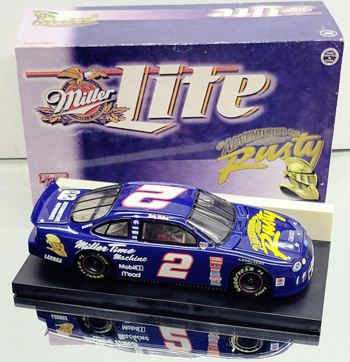 RUSTY WALLACE 1998 MILLER LIGHT ADVENTURES OF RUSTY 1/24 ACTION DIECAST (SLIGHTLY WORN BOX)