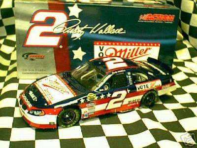 RUSTY WALLACE 2004 MILLER LIGHT 1/24 ACTION