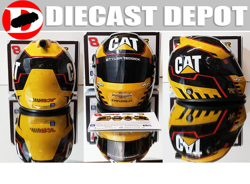 TYLER REDDICK 2020 CATERPILLAR 1/2 SCALE MINI REPLICA HELMET