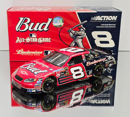 DALE EARNHARDT JR 2005 MLB ALL-STAR BUDWEISER 1/24 ACTION