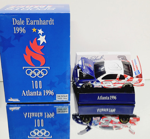 1996アトランタ五輪記念　DIE-CAST MODEL COLLECTION 1:24 NASCAR Die Cast Car, Dale Earnhardt, 1996 Atlanta