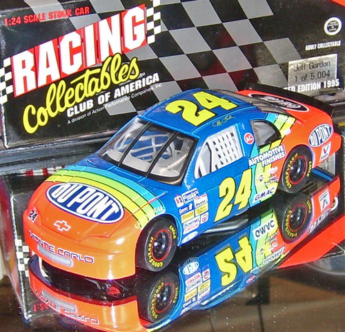 JEFF GORDON 1995 DUPONT (COCA COLA ON THE TRUNK) ORIGINAL 1/24 ACTION