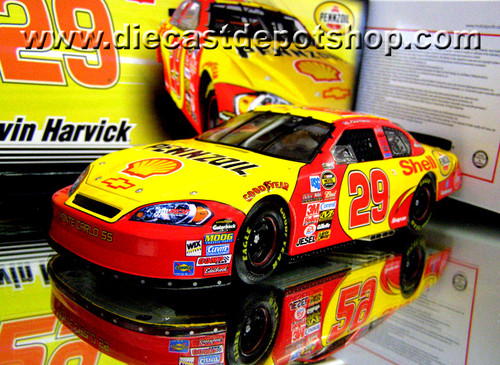 KEVIN HARVICK 2007 SHELL CAR OF TOMORROW 1/24 MOTORSPORTS
