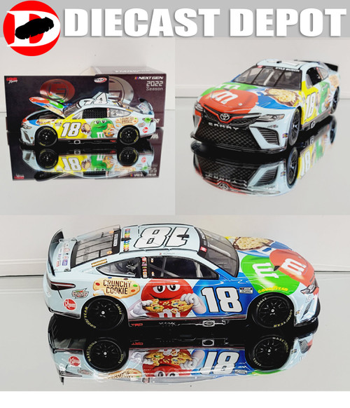 KYLE BUSCH 2022 M&MS CRUNCHY COOKIE #18 NEXT GEN TOYOTA 1/24