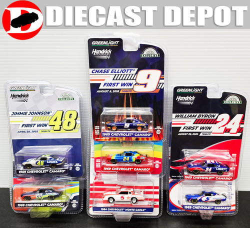 HENDRICK MOTORSPORTS FIRST WIN TRIBUTES 3-CAR COMBO 1/64