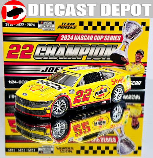 ラスト賞・01 SPORTS CARS 3MODELSCollection JOEY LOGANO 2024 CUP 3X CHAMPIONSHIP & PHOENIX WIN 2-CAR COMBO