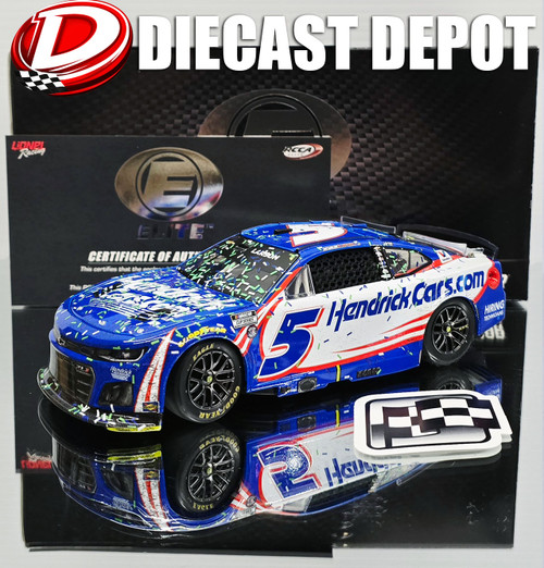 KYLE LARSON 2025 KANSAS WIN RACED VERSION HENDRICKCARS.COM 1/24 ELITE DIECAST
