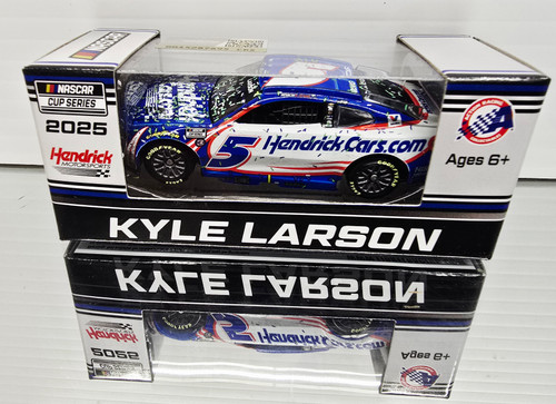 KYLE LARSON 2025 KANSAS WIN RACED VERSION HENDRICKCARS.COM 1/64 ARC DIECAST
