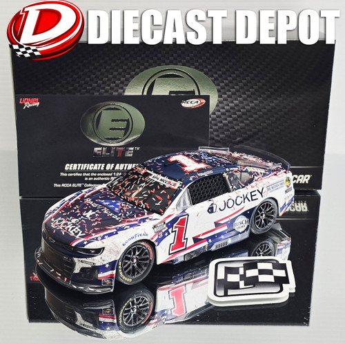 ROSS CHASTAIN 2025 CHARLOTTE COCA COLA 600 WIN RACED VERSION JOCKEY 1/24 ELITE DIECAST