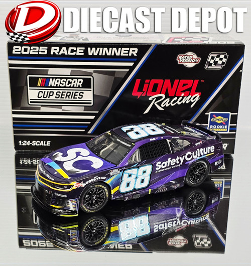SHANE VAN GISBERGEN 2025 MEXICO CITY WIN SAFETY CULTURE RACED VERSION 1/24 ACTION DIECAST