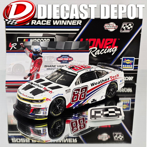 SHANE VAN GISBERGEN 2025 CHICAGO STREET COURSE WIN RACED VERSION WEATHERTECH 1/24 ARC DIECAST