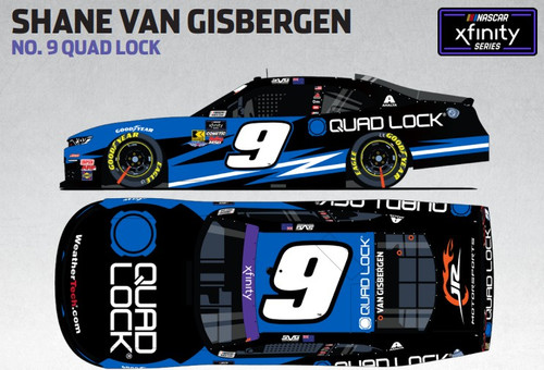 SHANE VAN GISBERGEN 2025 QUAD LOCK XFINITY SERIES *COLOR CHROME* 1