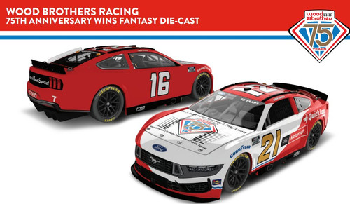 WOOD BROTHERS RACING 75TH ANNIVERSARY WINS 1/24 ARC DIECAST (ADVANCED ORDER)