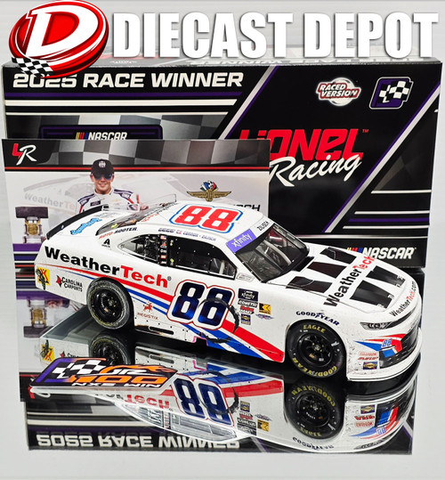 CONNOR ZILISCH 2025 INDY BRICKYARD WIN RACED VERSION WEATHERTECH 1/24 ARC DIECAST