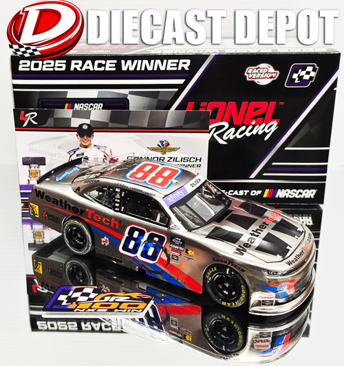 CONNOR ZILISCH 2025 INDY BRICKYARD WIN RACED VERSION WEATHERTECH *COLOR CHROME* 1/24 ARC DIECAST