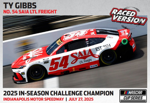 TY GIBBS 2025 SAIA IN SEASON CHALLENGE CHAMPION RACED VERSION 1/24 ARC DIECAST (ADVANCED ORDER)