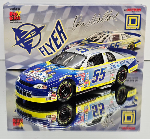 KENNY WALLACE 1999 NASCAR RACERS 1/24 ACTION DIECAST (WORN BOX BUT THE CAR IS MINT)