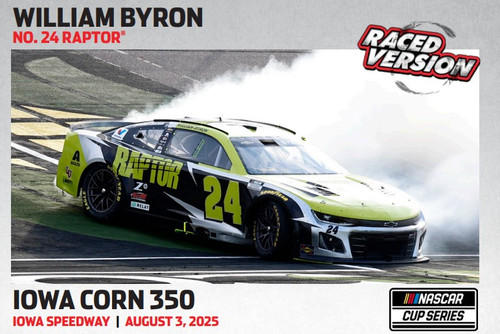 WILLIAM BYRON 2025 IOWA WIN RACED VERSION RAPTOR 1/24 ARC DIECAST (ADVANCED ORDER) WILLIAM BYRON 2025 IOWA WIN RACED VERSION RAPTOR 1/24 ARC DIECAST (ADVANCED ORDER)