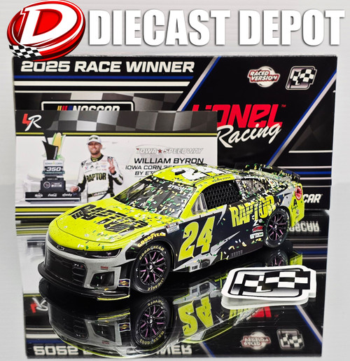 WILLIAM BYRON 2025 IOWA WIN RACED VERSION RAPTOR 1/24 ARC DIECAST