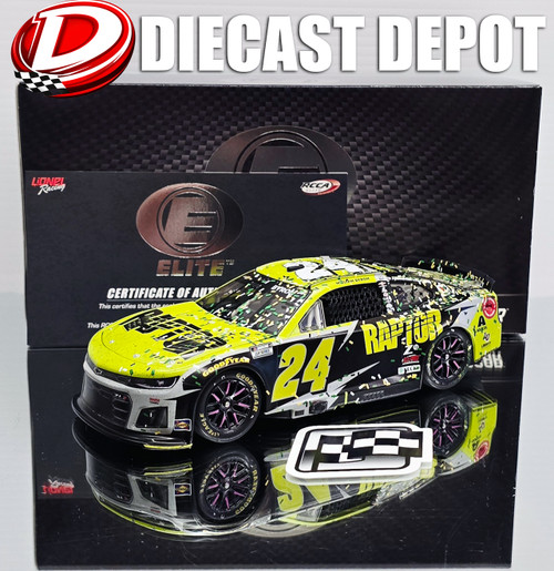 WILLIAM BYRON 2025 IOWA WIN RACED VERSION RAPTOR 1/24 ELITE DIECAST