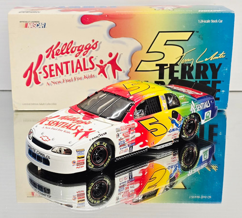 99年リッキーフェンダーソンメッツ24番ラッセル車 AUTOGRAPHED TERRY LABONTE 1999 KELLOGGS RICE KRISPES TREATS 1/24