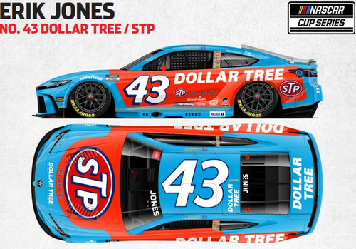 ERIK JONES 2025 STP/ DOLLAR TREE (RICHARD PETTY THROWBACK)1/24 ELITE DIECAST (ADVANCED ORDER) ERIK JONES 2025 STP/ DOLLAR TREE (RICHARD PETTY THROWBACK)1/24 ELITE DIECAST (ADVANCED ORDER)