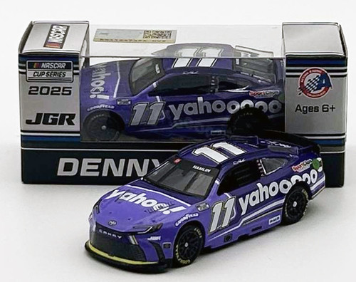 DENNY HAMLIN 2025 YAHOO! 1/64 ARC DIECAST DENNY HAMLIN 2025 YAHOO! 1/64 ARC DIECAST