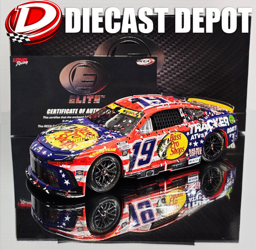 CHASE BRISCOE 2025 DARLINGTON WIN RACED VERSION BASS PRO SHOPS PATRIOTIC 1/24 ELITE DIECAST