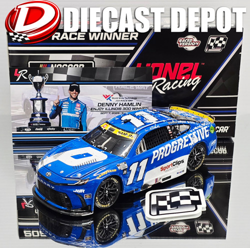 DENNY HAMLIN 2025 GATEWAY WIN RACED VERSION PROGRESSIVE 1/24 ARC DIECAST