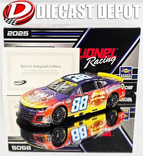 SHANE VAN GISBERGEN 2025 WENDY'S BREAKFAST BACONATOR 1/24 ACTION