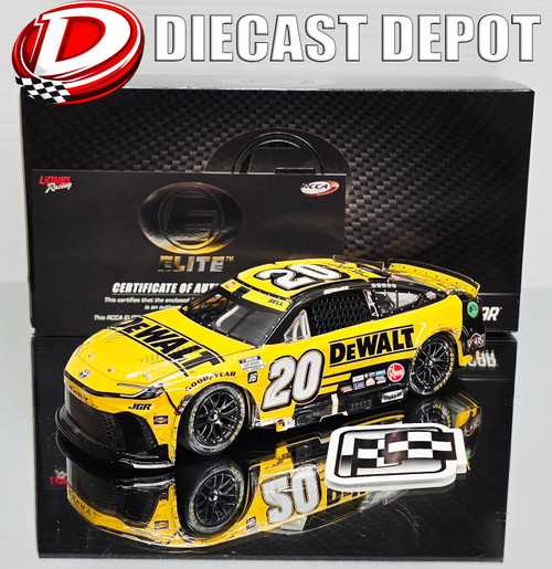 CHRISTOPHER BELL 2025 BRISTOL WIN RACED VERSION DEWALT 1/24 ELITE DIECAST