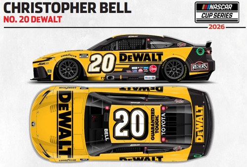 CHRISTOPHER BELL 2025DEWALT 1/24 ELITE DIECAST (ADVANCED ORDER) CHRISTOPHER BELL 2025DEWALT 1/24 ELITE DIECAST (ADVANCED ORDER)