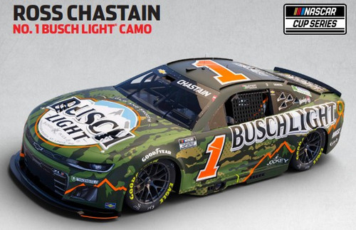 AUTOGRAPHED ROSS CHASTAIN 2025 BUSCH LIGHT CAMO 1/24 ARC DIECAST (ADVANCED ORDER) AUTOGRAPHED ROSS CHASTAIN 2025 BUSCH LIGHT CAMO 1/24 ARC DIECAST (ADVANCED ORDER)