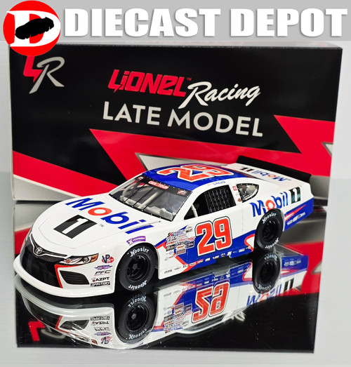 BRENT CREWS 2024 MOBIL ONE LATE MODEL 1/24 ACTION DIECAST BRENT CREWS 2024 MOBIL ONE LATE MODEL 1/24 ACTION DIECAST