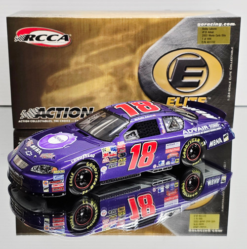 BOBBY LABONTE 2003 PURPLE ADVAIR  1/24 RCCA ELITE DIECAST BOBBY LABONTE 2003 PURPLE ADVAIR  1/24 RCCA ELITE DIECAST