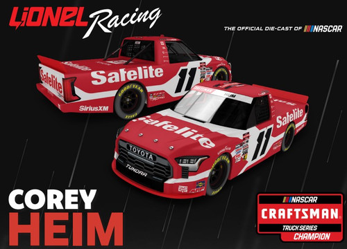 COREY HEIM 2025 SAFELITE CHAMPIONSHIP TRUCK 1/26 ARC DIECAST (ADVANCED ORDER)